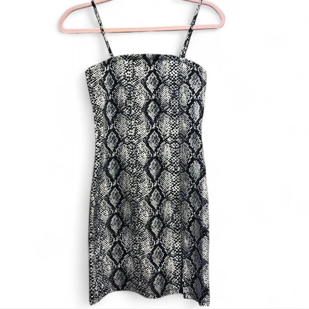 Garage Black Mini Dress Spaghetti Strap